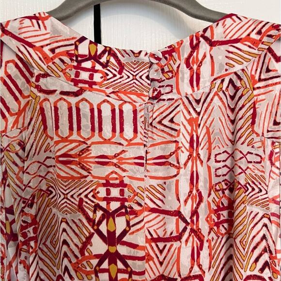 BCBGMAXAZRIA Multicolored Patterned Romper Size S - Picture 7 of 11